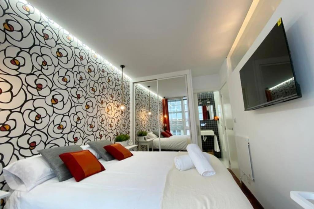 Apartamento 2H 2B En El Centro Con Garaje Apartment A Coruna Bagian luar foto
